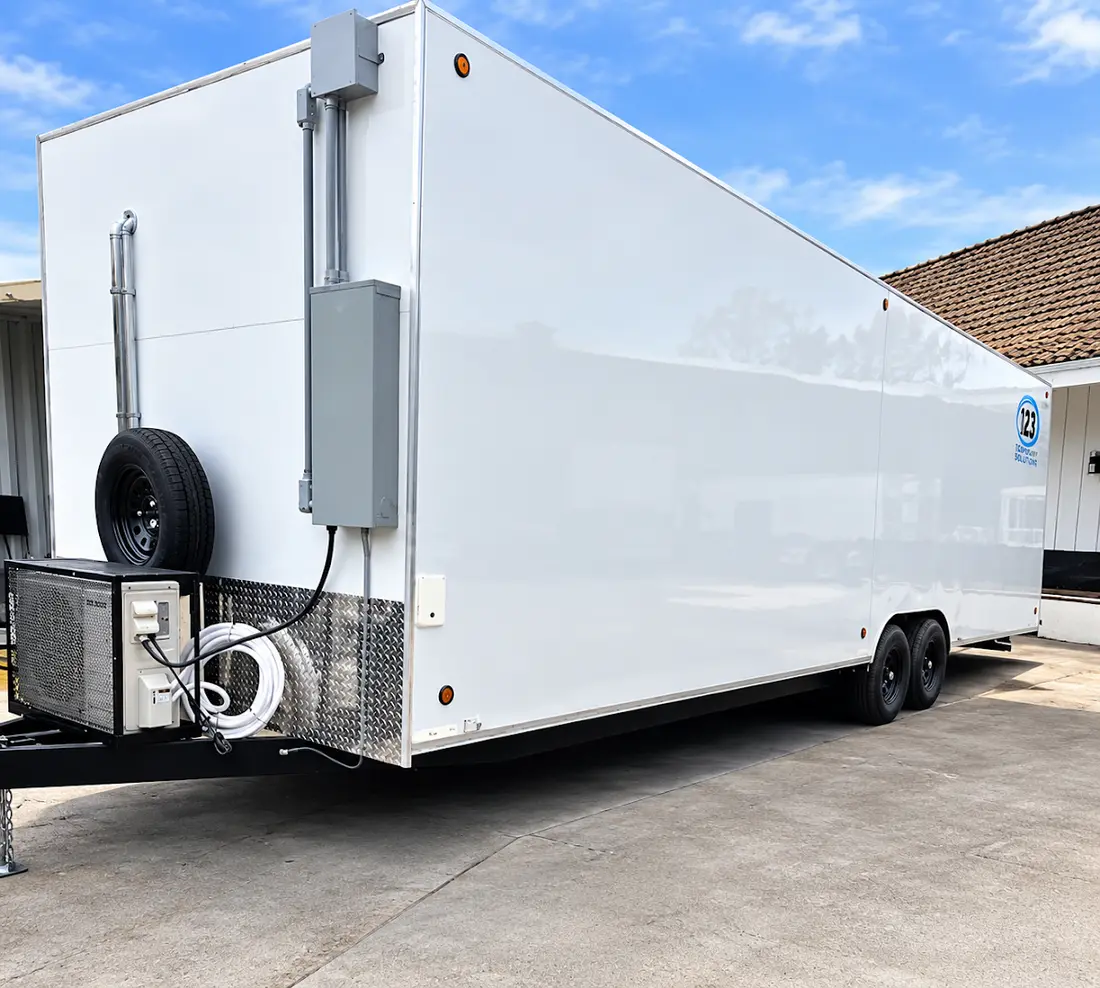 30 ft Conveyor Dishwashing Trailer for rent in Florida (photo 1)