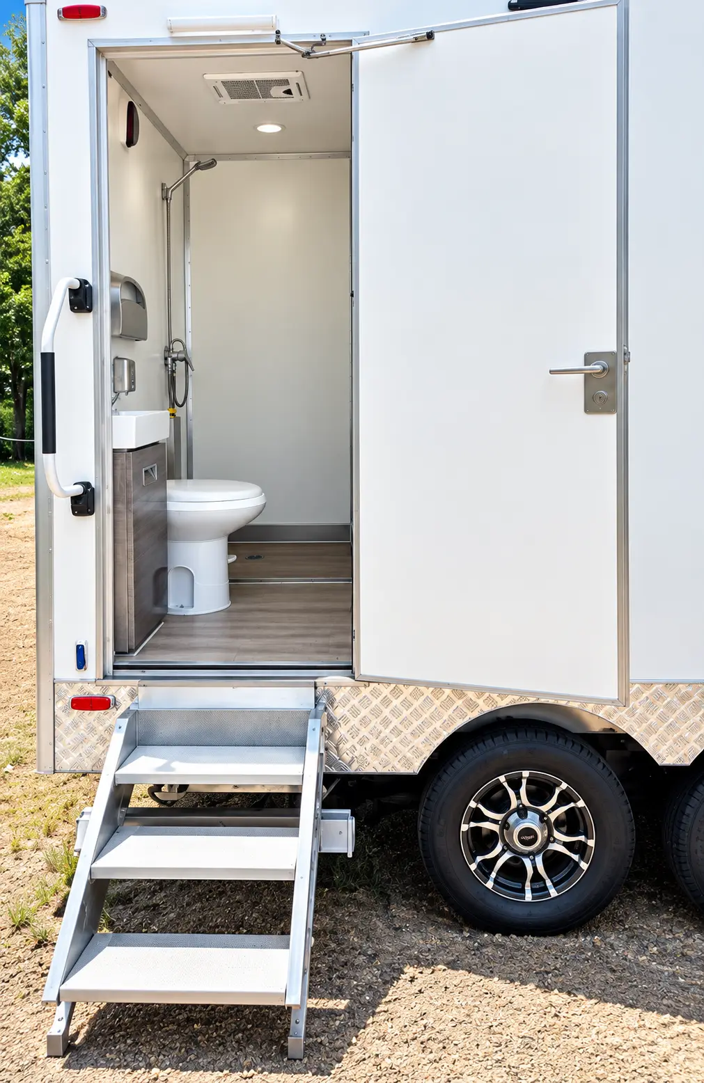 30 ft Luxury Shower-Restroom Combo (10 stalls) for rent in Florida (photo 2)