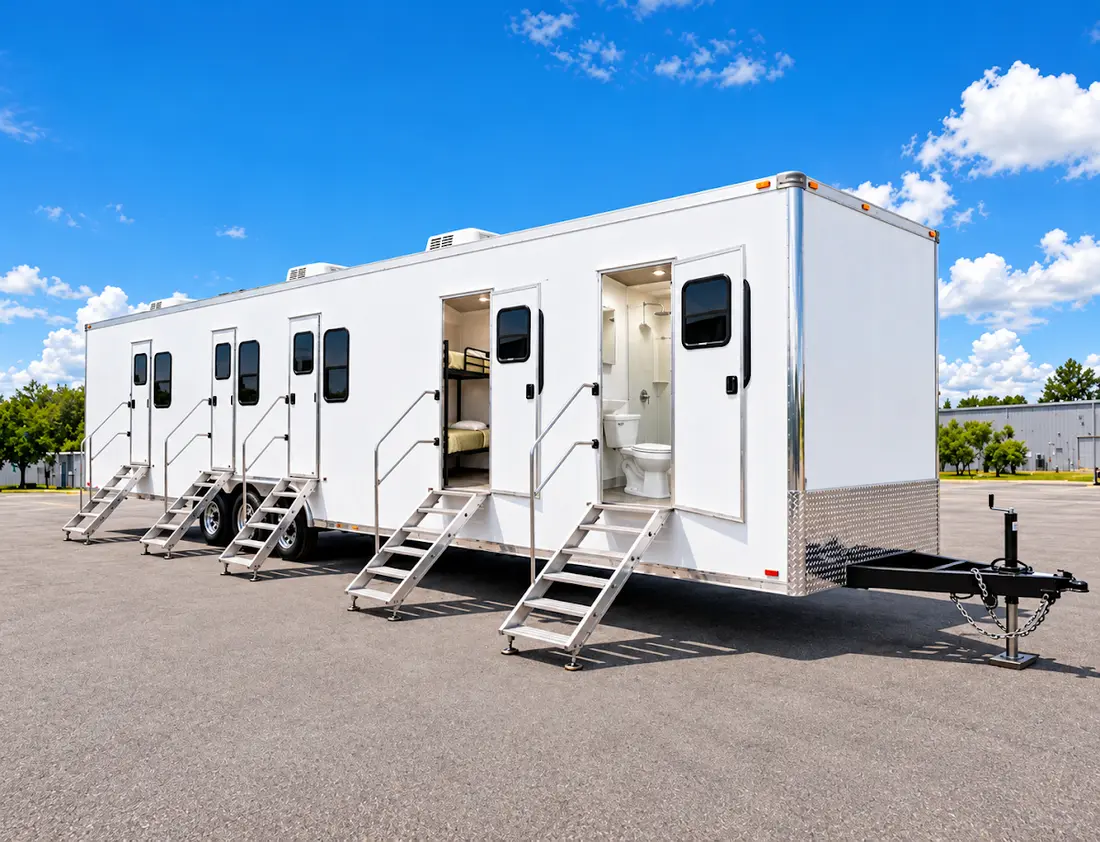 Office, Sleeper and Shower & Restroom Trailer for rent in Florida (photo 1)